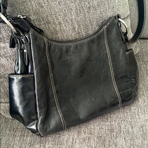 Giani Bernini Black Leather Bag